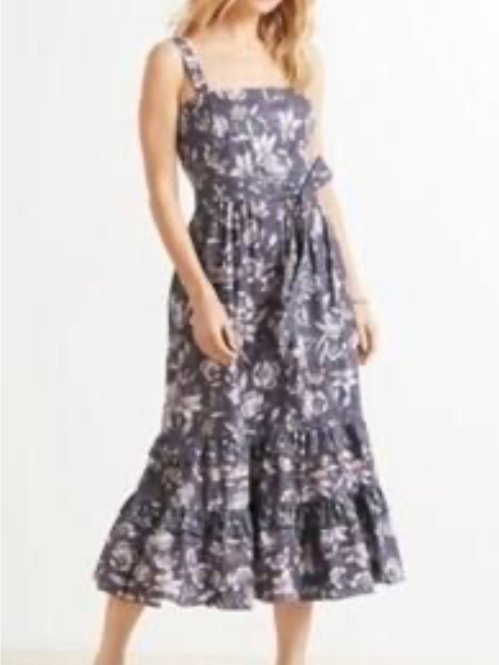Roan + Ryan floral midi dress women’s small NWT